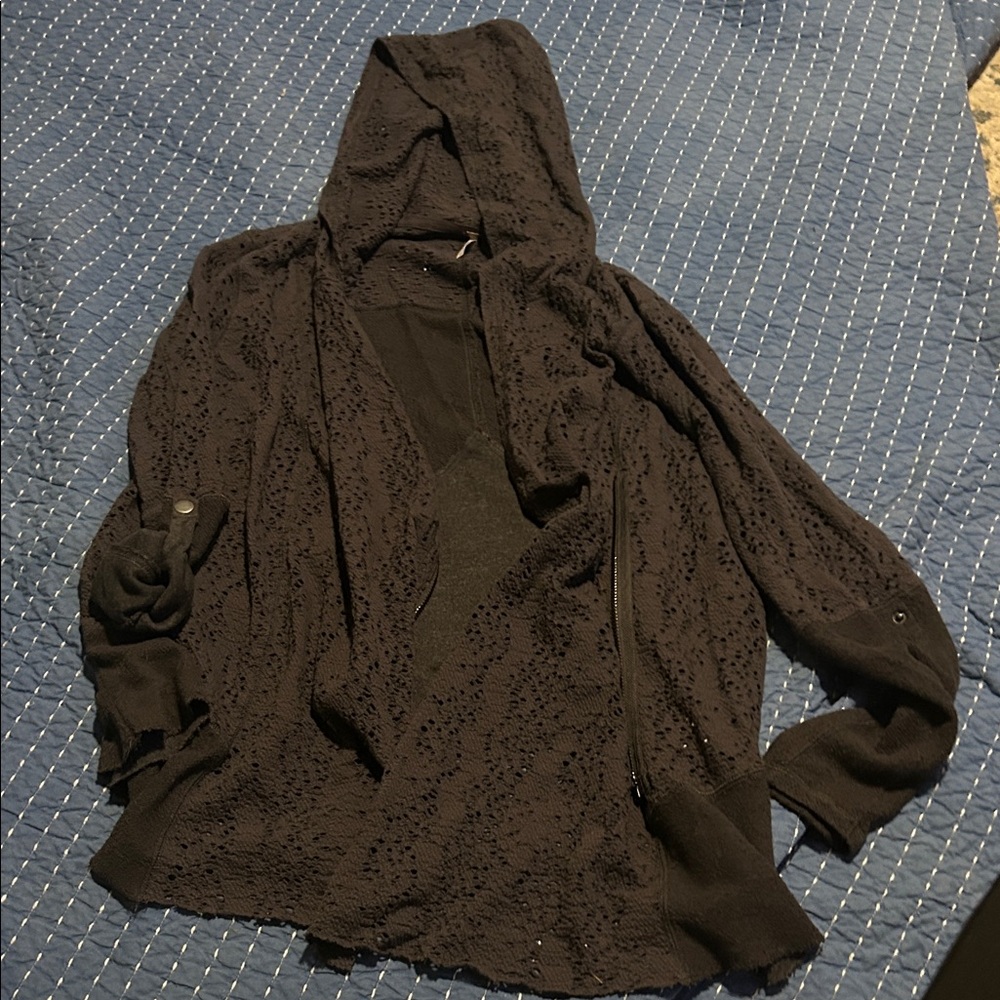FP Movement by Free People Black Lace Cardigan - Picture 2 of 10